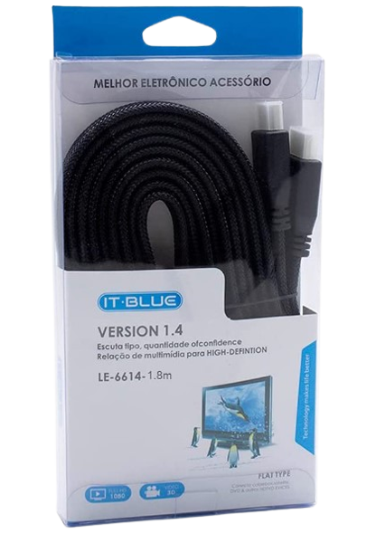 cabo hdmi ultra hd 1 8 mt le 6614 lelong