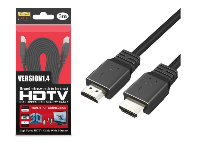 cabo hdmi ultra hd 3mt v1 4 le 6614 3m